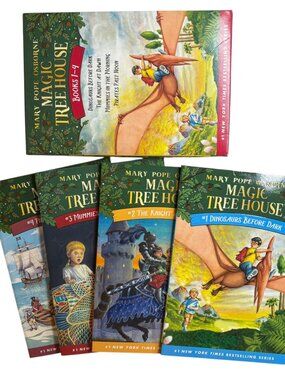 Magic Tree House Books 1-4 Box Set By Mary Pope Osborne